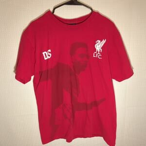 LFC Daniel Sturridge 15 Red Graphic T-Shirt XL Liverpool FC Soccer Shirt Men